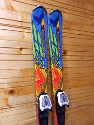 LYŽE NORDICA FIREARROW JR 130CM + LYŽIARKY TECNICA COCHISE JT3 23MP